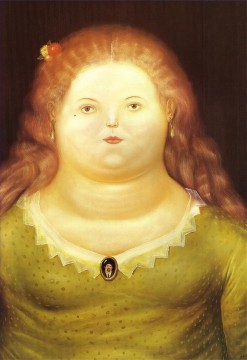 Fernando Botero Painting - Delphine Fernando Botero